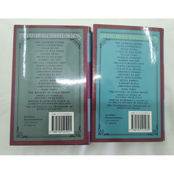 Oxford Illustrated Dickens 20 Vol Set 1987 OUP Missing Oliver Twist - Picture 9 of 10